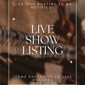 Live Show Listing